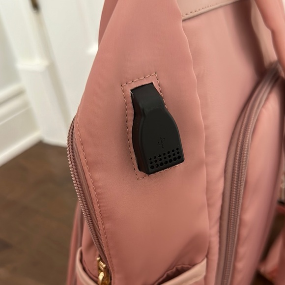 Pink Backpack Durable Water-Resistant Design - Picture 6 of 6